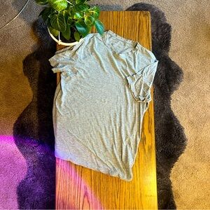 Everlane Gray Slub Crew L